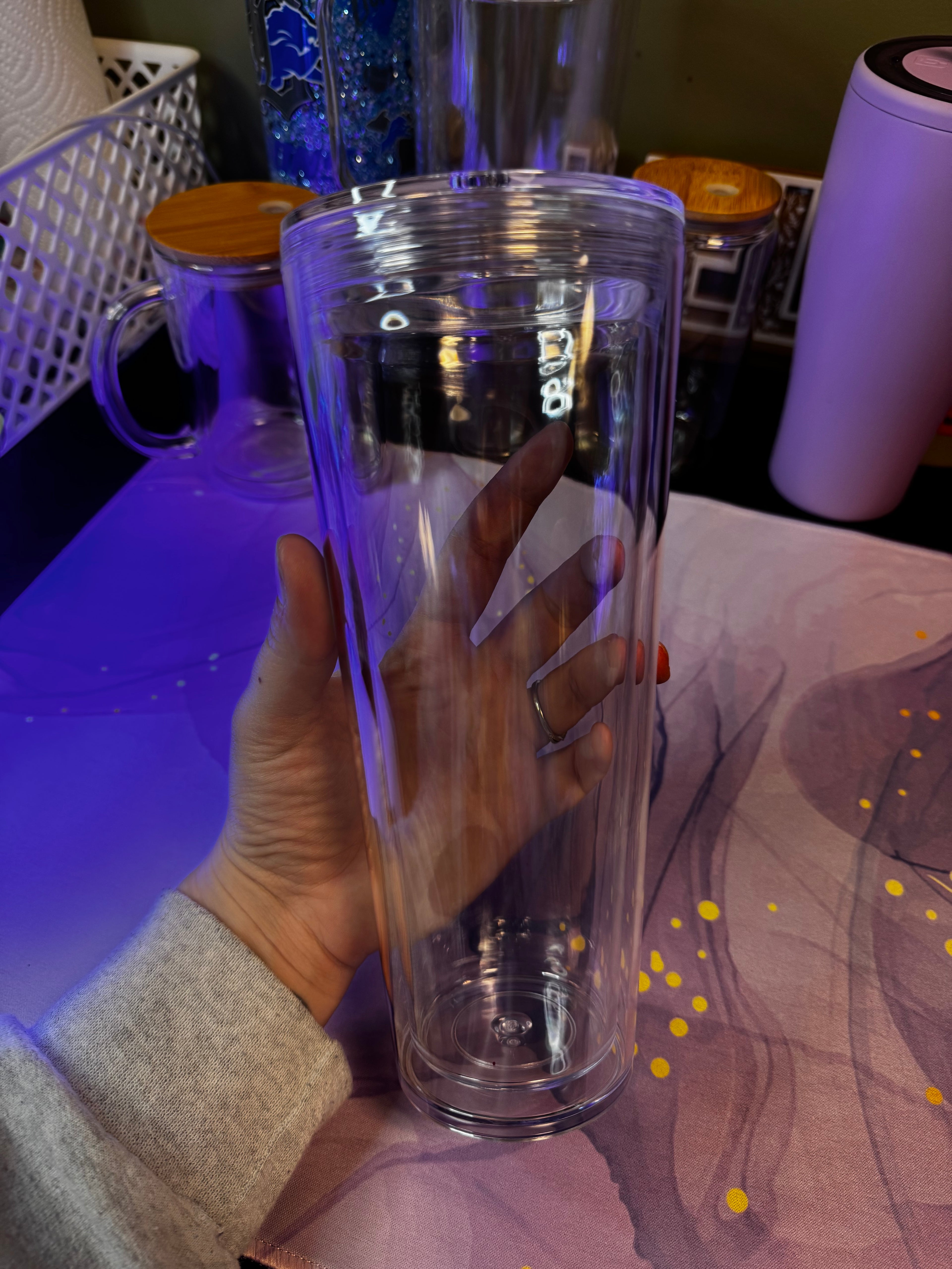 24oz Snowglobe Tumbler