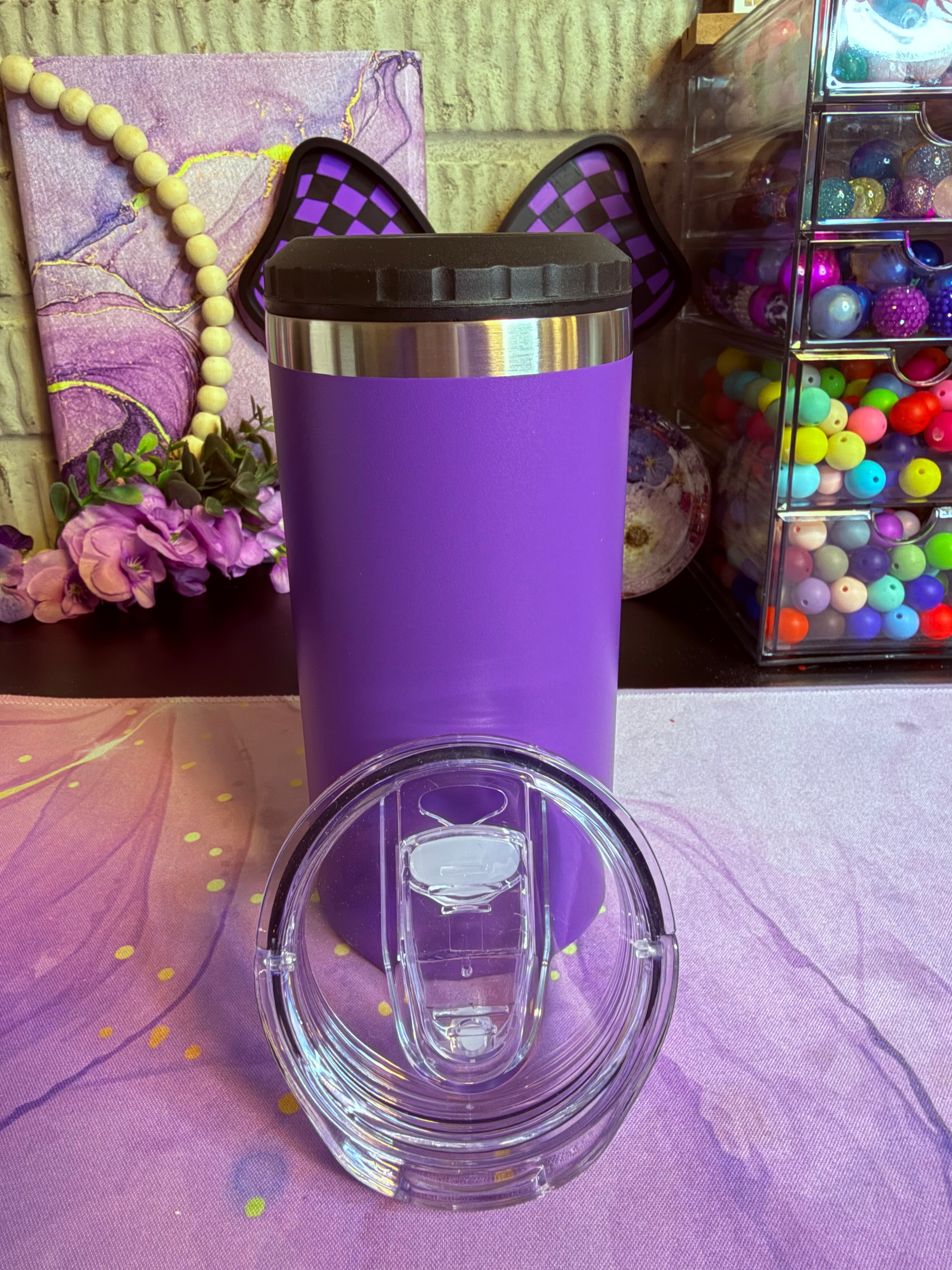 4-in-1 Stainless Steel 16oz Can Cooler