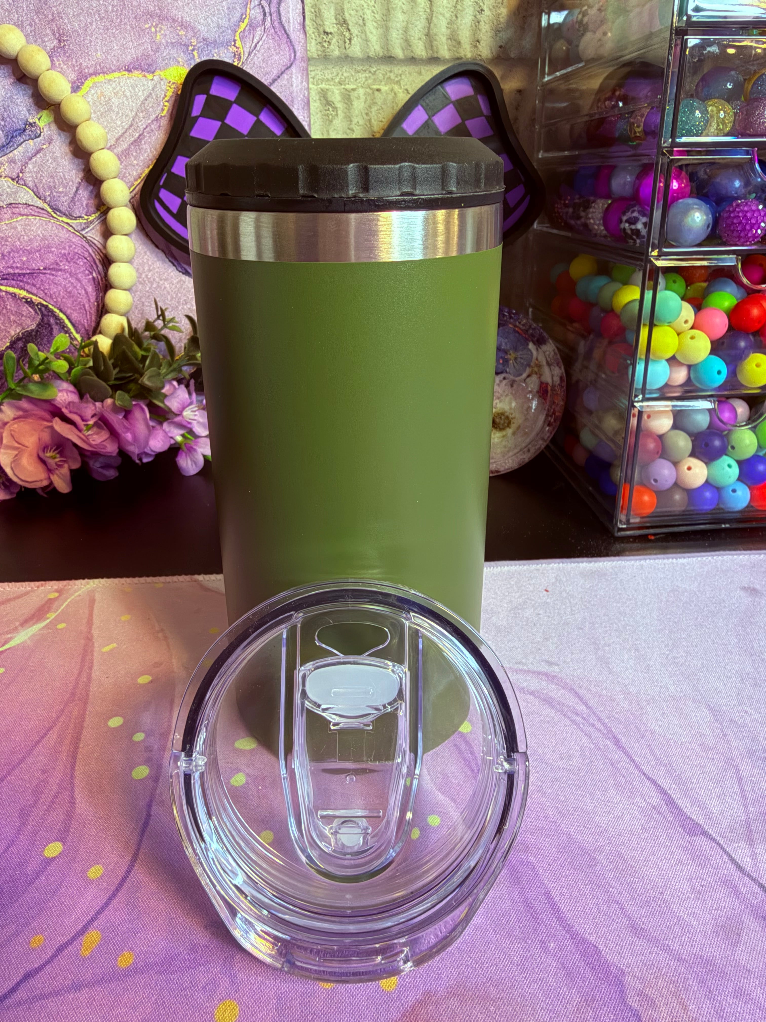4-in-1 Stainless Steel 16oz Can Cooler