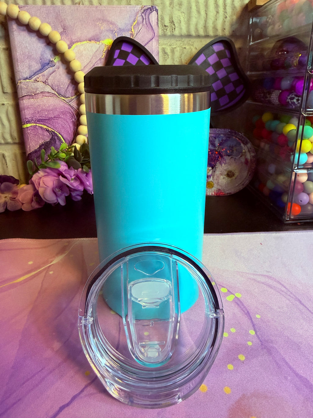 4-in-1 Stainless Steel 16oz Can Cooler