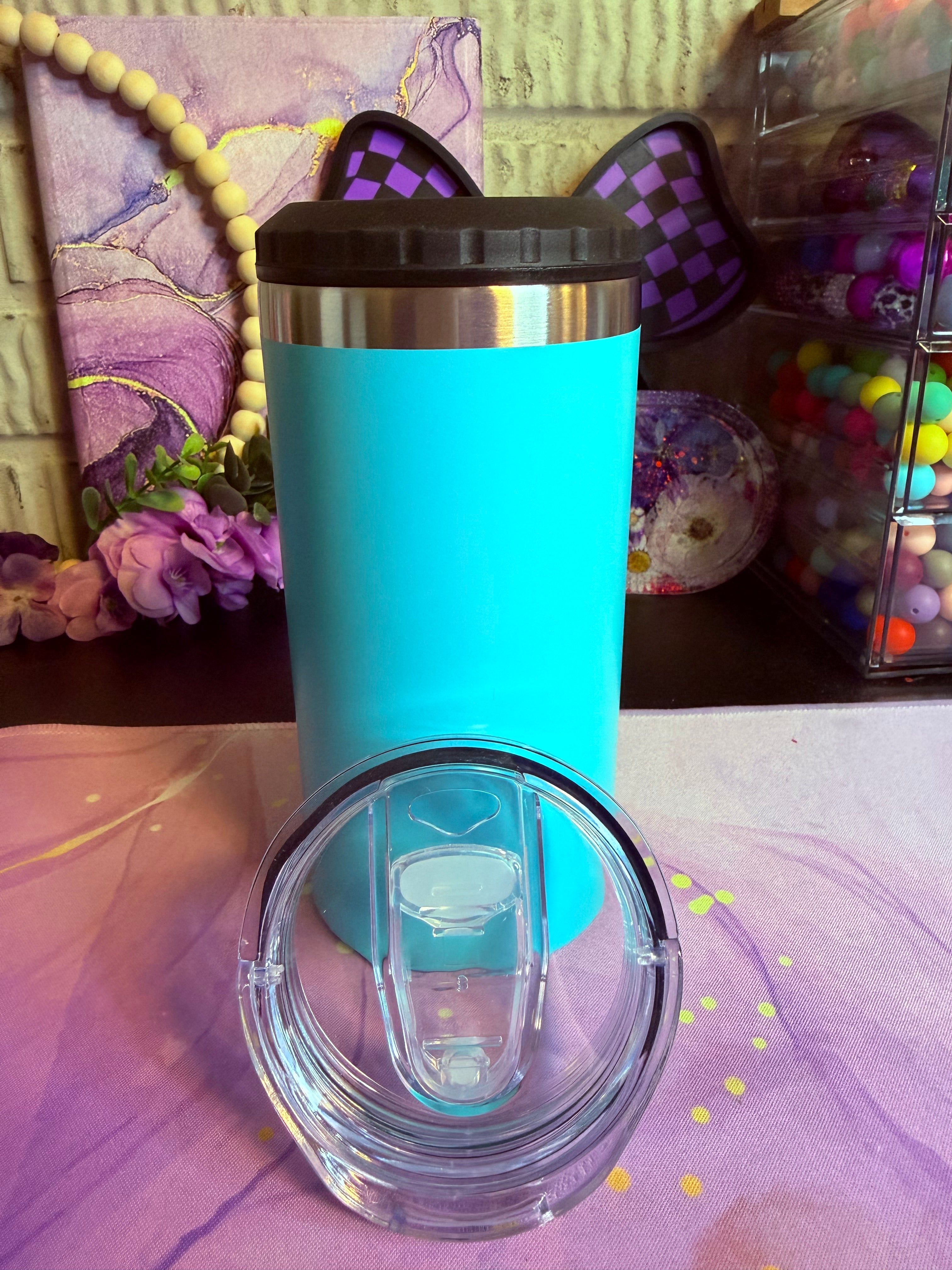 4-in-1 Stainless Steel 16oz Can Cooler
