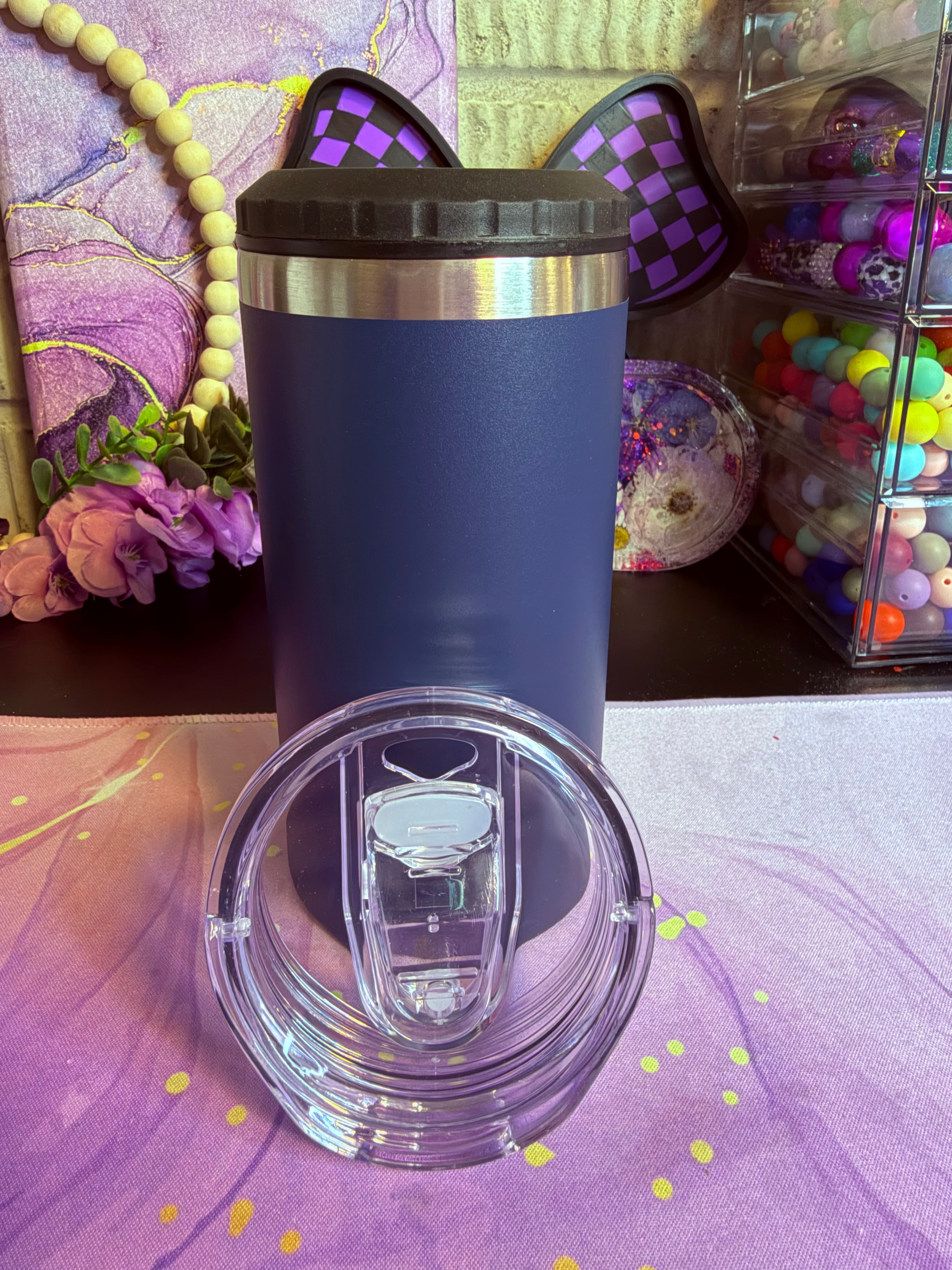 4-in-1 Stainless Steel 16oz Can Cooler