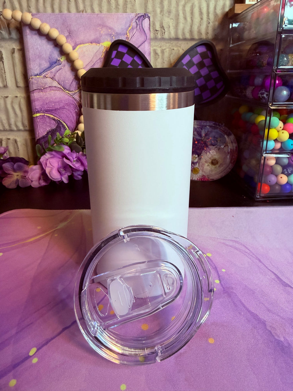 4-in-1 Stainless Steel 16oz Can Cooler